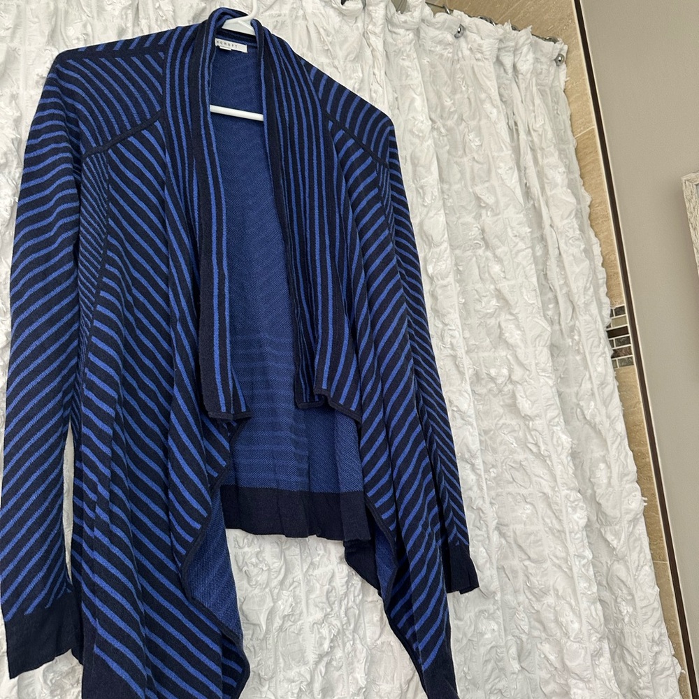 Striped Blue Women's Sweater